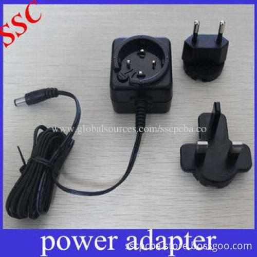 Switching Power Supplies with Single Output Interchangeable Plug and Optional Output Connector
